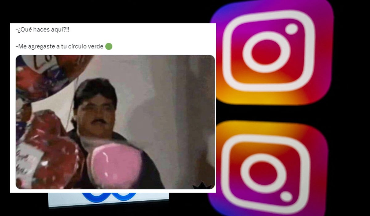 Instagram y el círculo verde