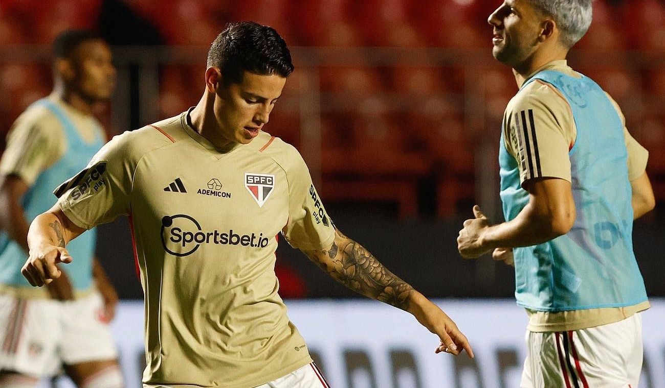 James Rodríguez con Sao Paulo