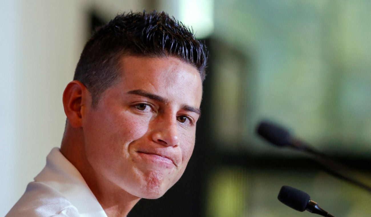 James Rodríguez, en Sao Paulo