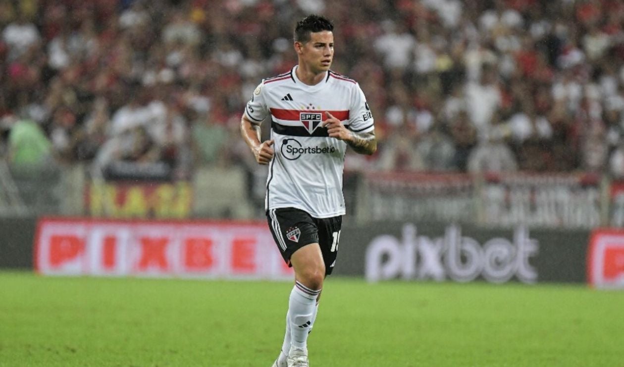 James Rodríguez - jugador de Sao Paulo