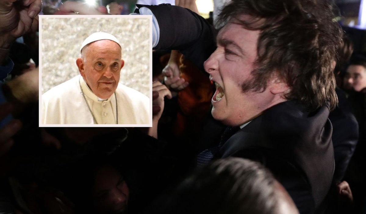 Javier Milei, candidato a la Presidencia de Argentina, y sus ofensas al papa Francisco
