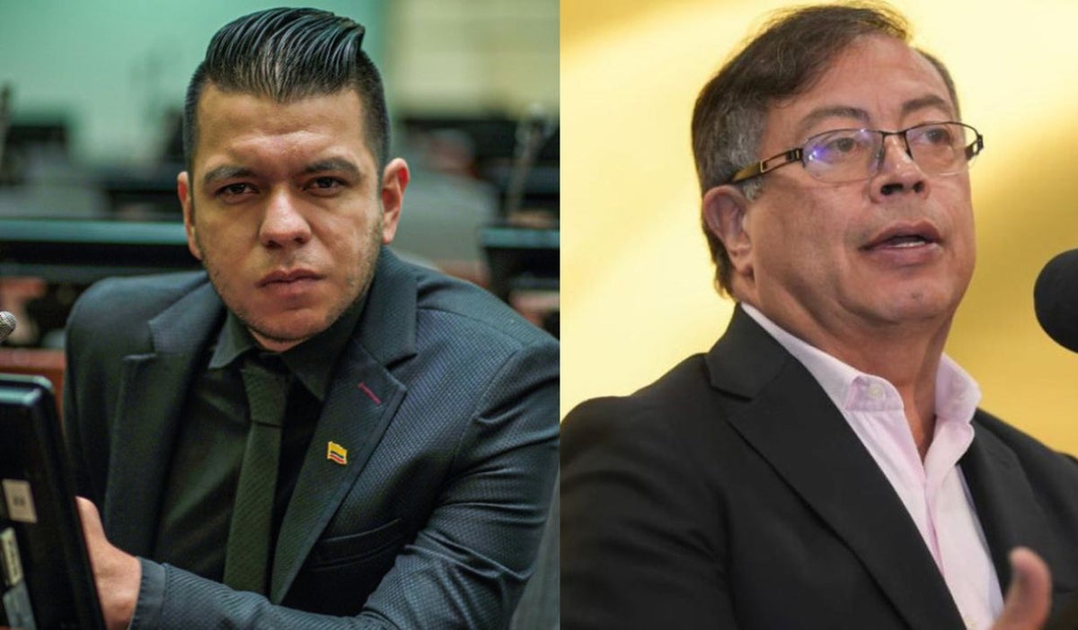 Jota Pe Hernández y Gustavo Petro