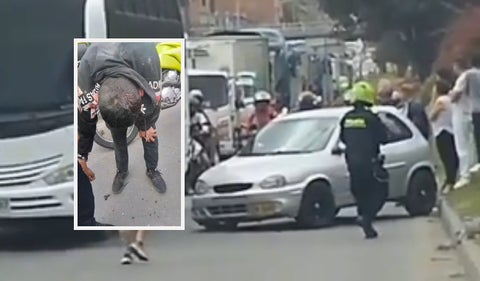 A ladrón lo cogieron a golpes por tratar de llevarse carro