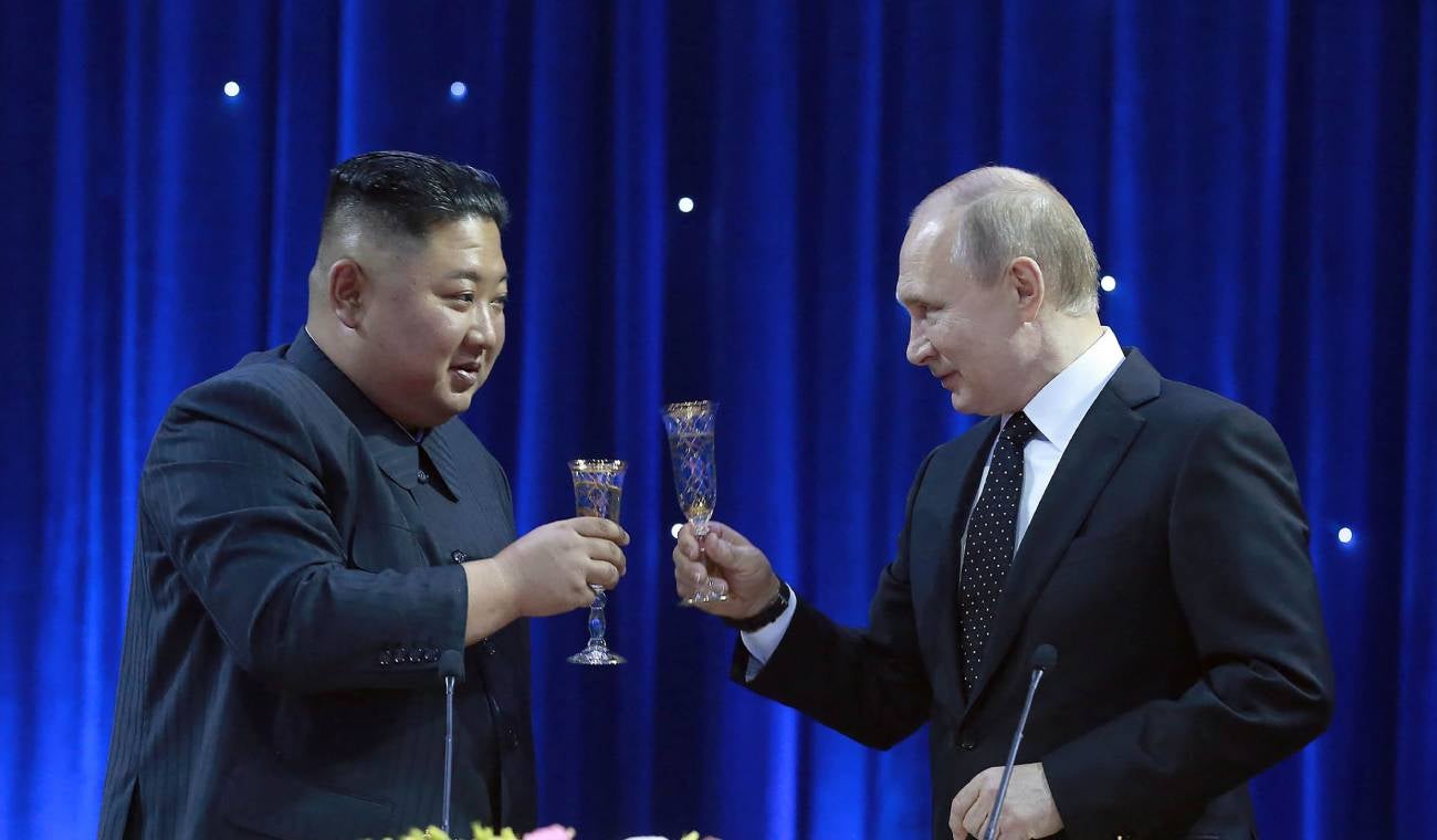 Kim Jong-Un y Putin