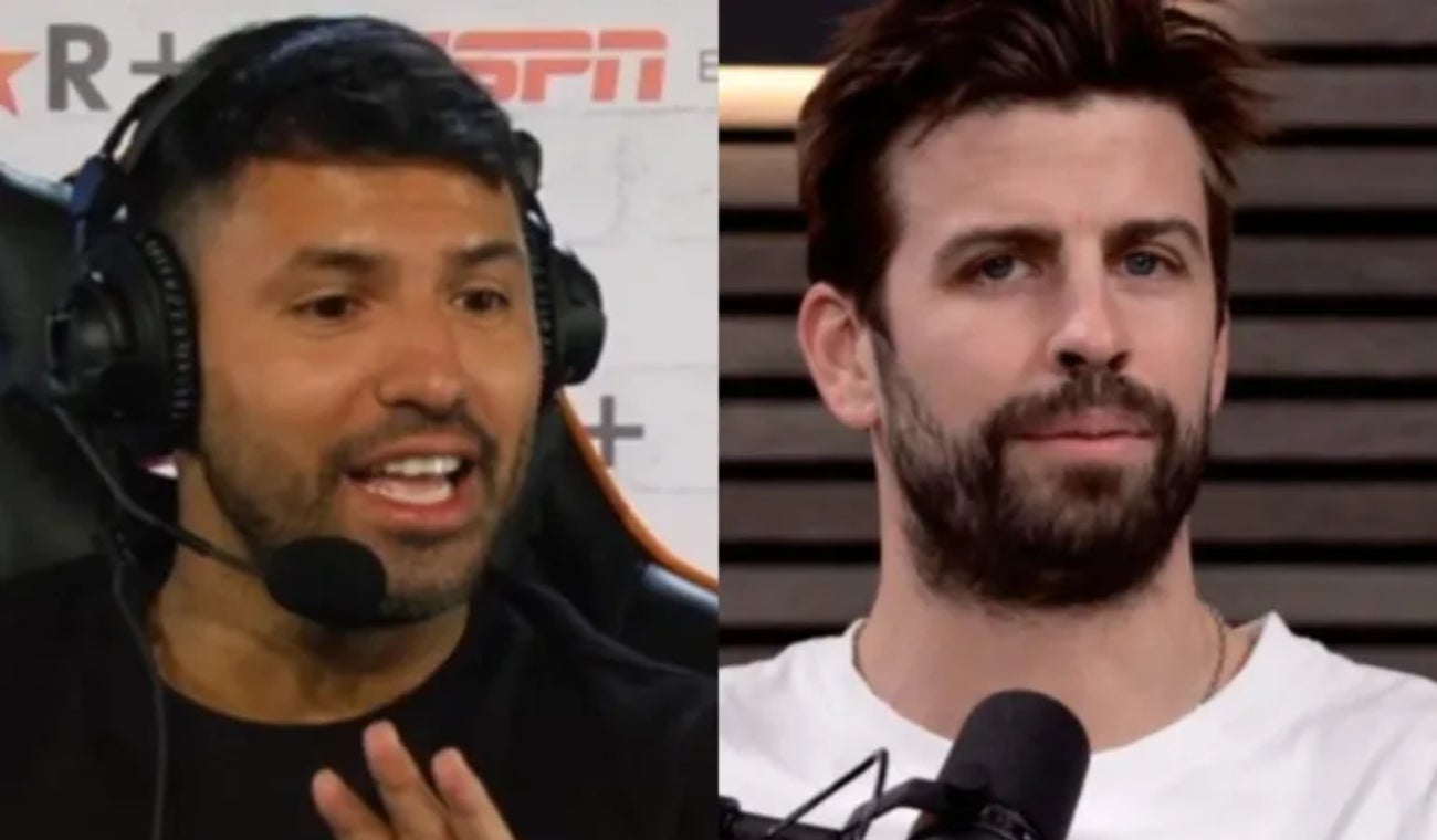 Kun Agüero y Gerard Piqué