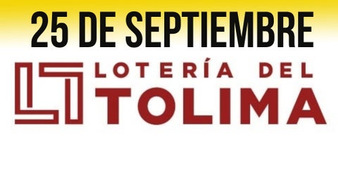 Sorteo Lotería del Tolima, 25 de septiembre de 2023