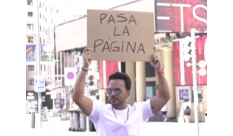 Luis Fonsi y su nueva canción "Pasa la página"