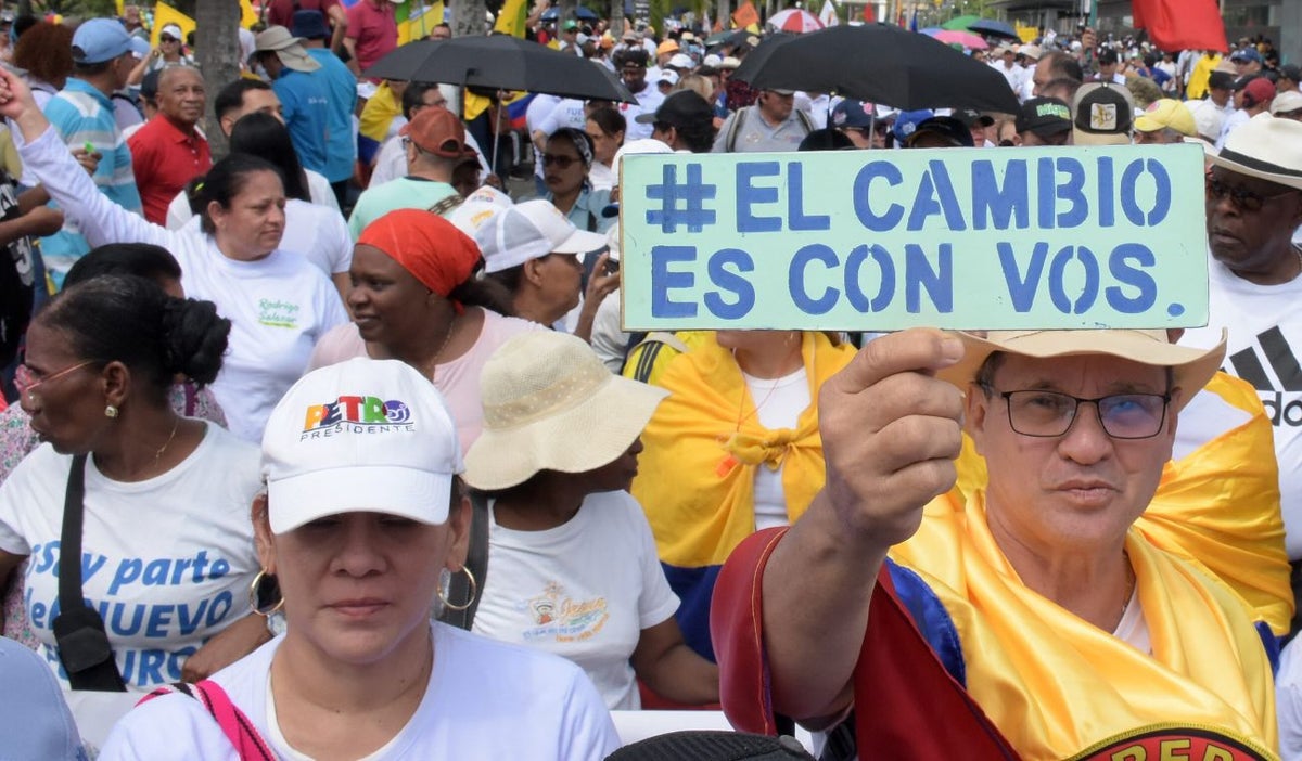 Marchas por las reformas del gobierno de Gustavo Petro