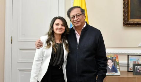 María Paula Fonseca y Gustavo Petro