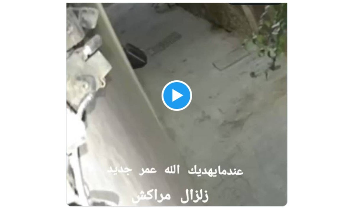 Marruecos: Hombre se salvó de ser aplastado por edificio