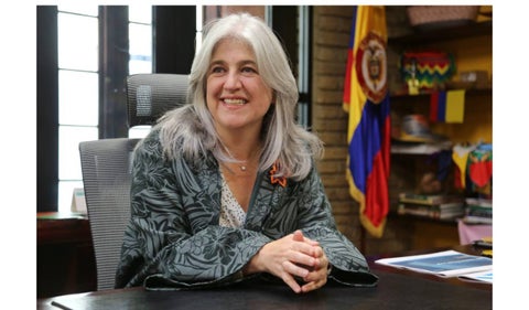 ministra de Vivienda, Catalina Velasco