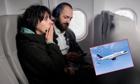 Aerolínea obliga a pasajeros a ocupar asientos vomitados porque el avión iba lleno