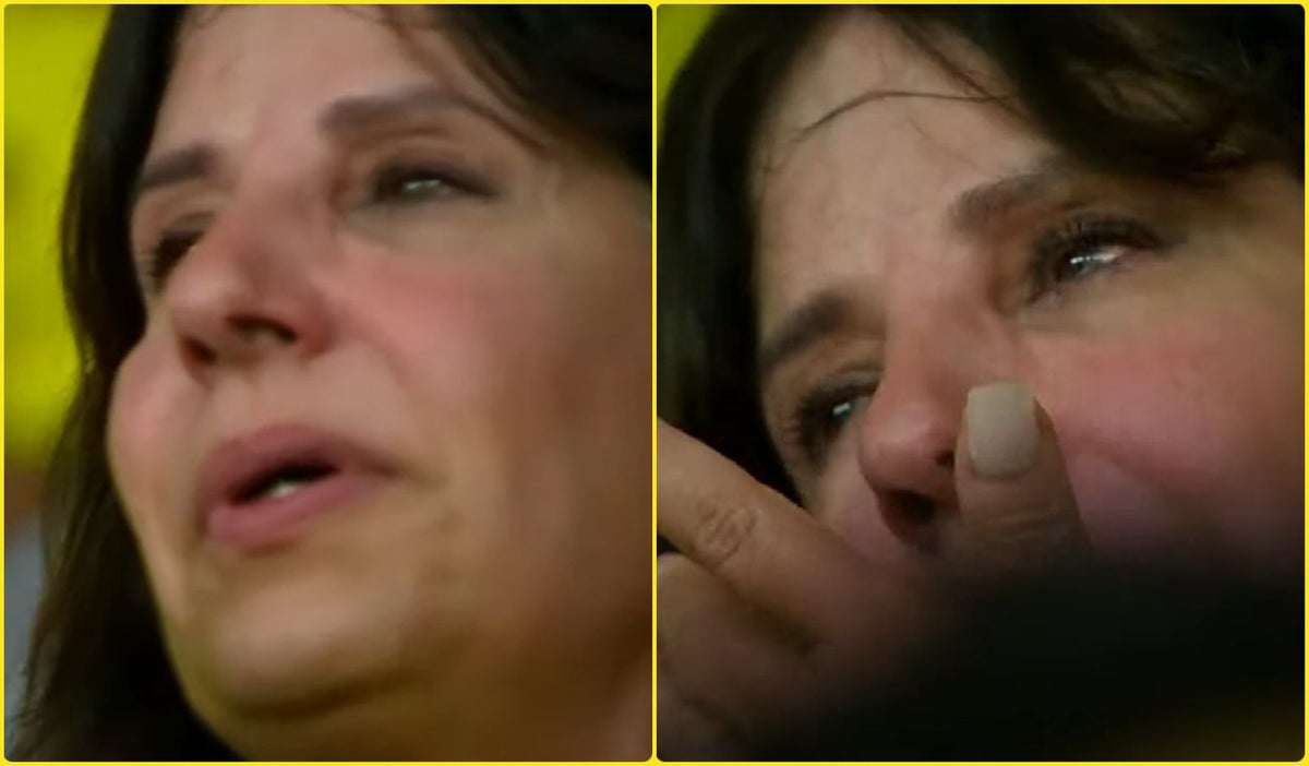 Mujer llora durante el himno de Venezuela | Colombia vs Venezuela
