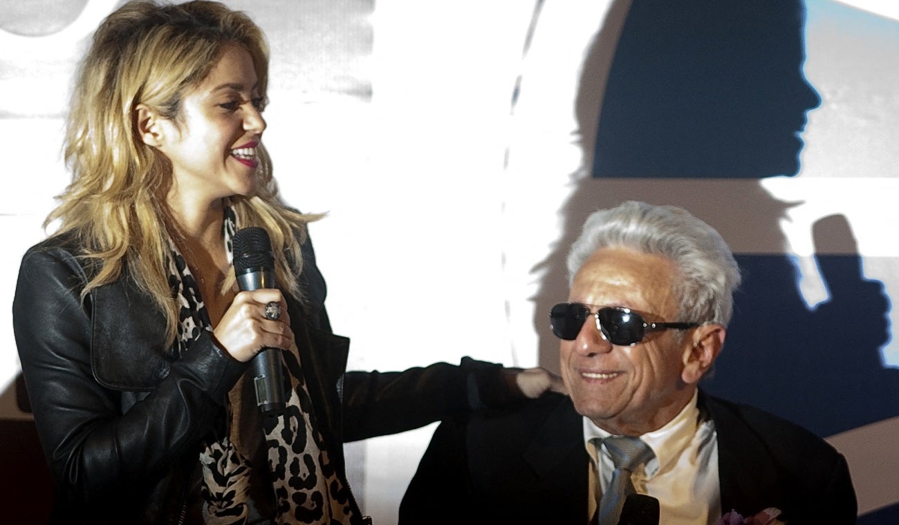 Shakira y su padre