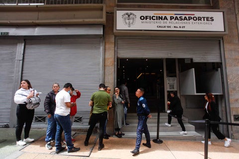 Congestión por trámite de pasaportes