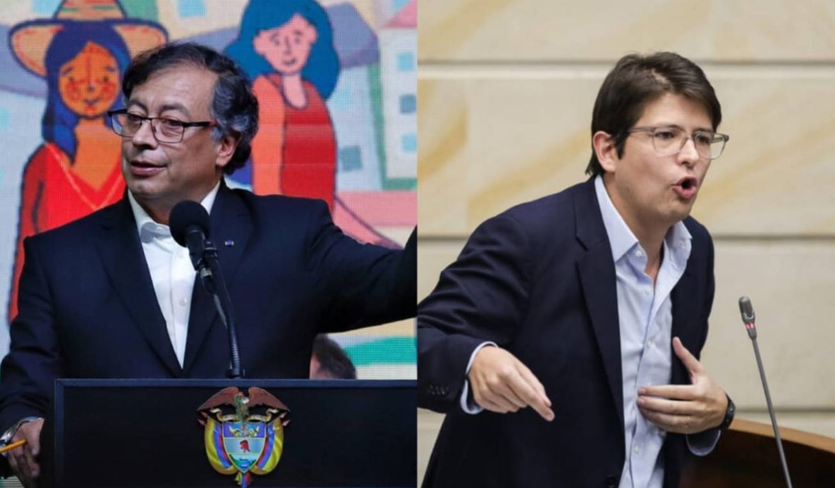 Petro y Miguel Uribe