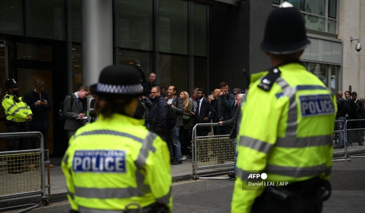 Policías de Londres