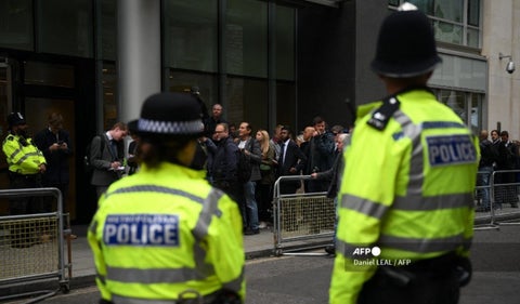 Policías de Londres