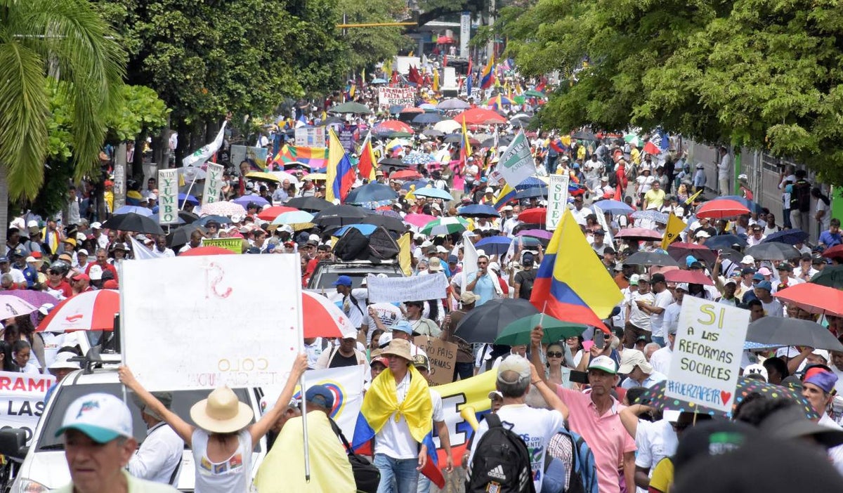Protestas en Bogotá