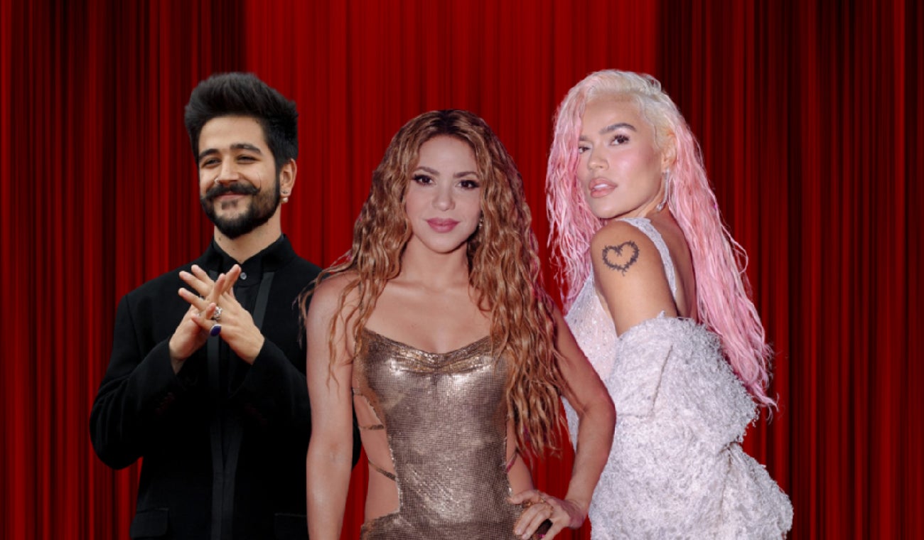 Shakira, Karol G y Camilo son los artistas con más nominaciones a los Latin Grammy