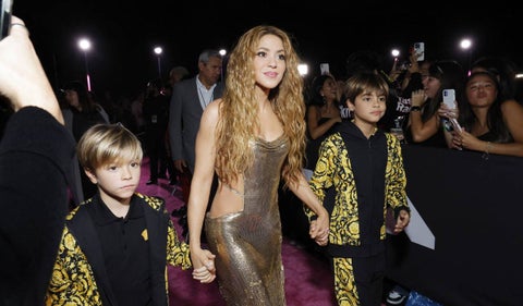 Shakira y sus hijos