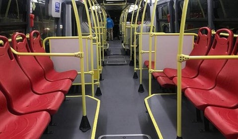 Sillas en Transmilenio
