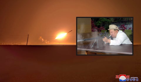 Simulacro de ataque nuclear de Corea del Norte