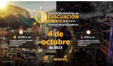 simulacro de evacuación nocturno