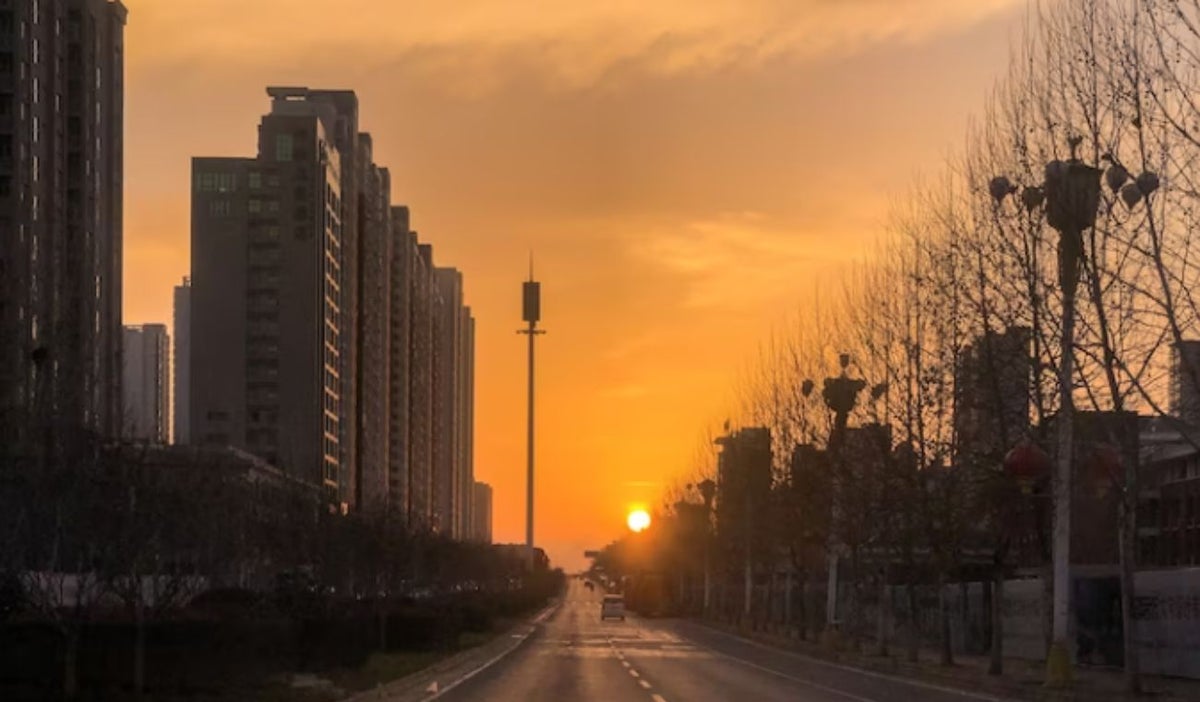 Sol en la ciudad