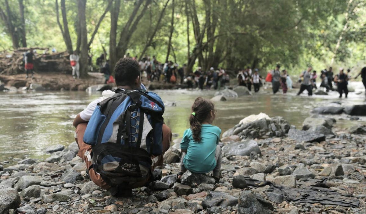 La migración en el Tapón del Darién.