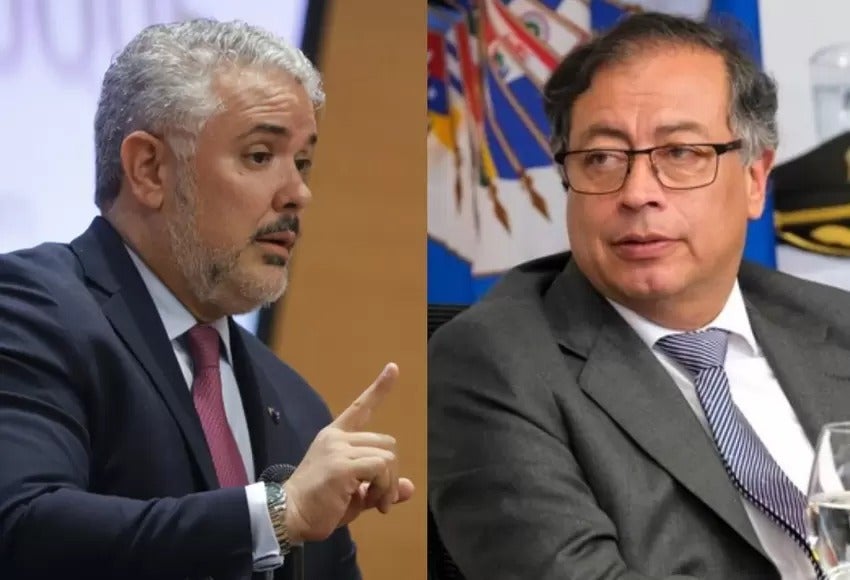 Iván Duque y Gustavo Petro.