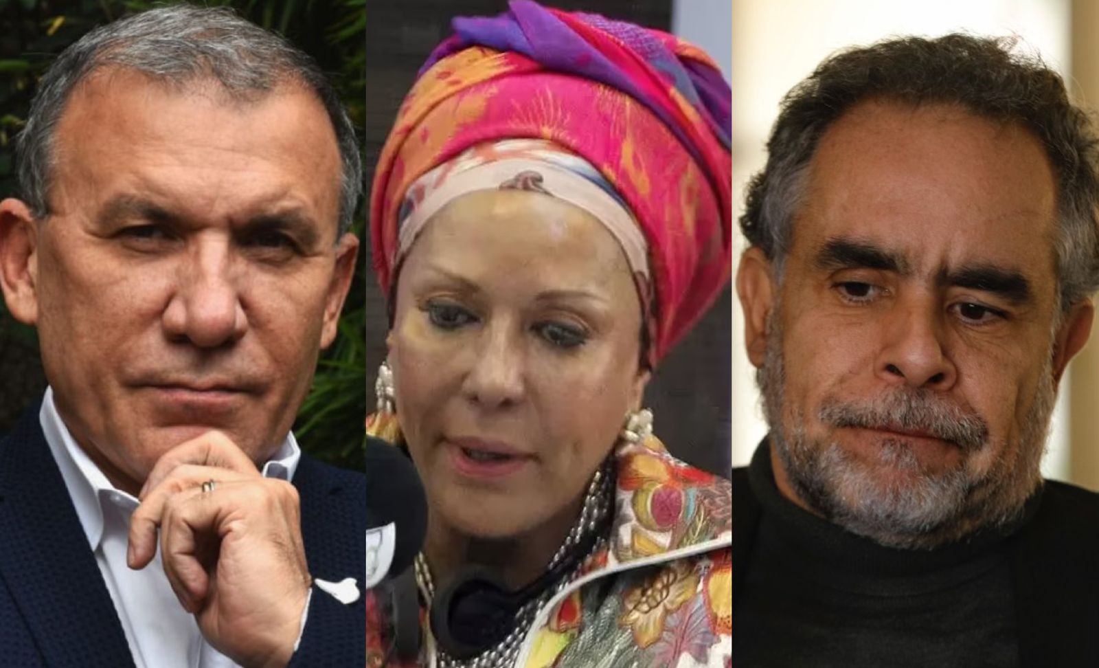 Roy Barreras, Piedad Córdoba y Armando Benedetti.