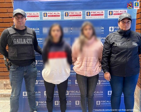 Mujeres capturadas por presunto secuestro