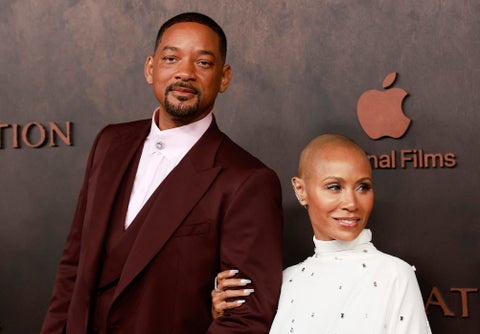 Will Smith y Jada Pinkett en la premier de la película original de Apple Films' 'Emancipation'