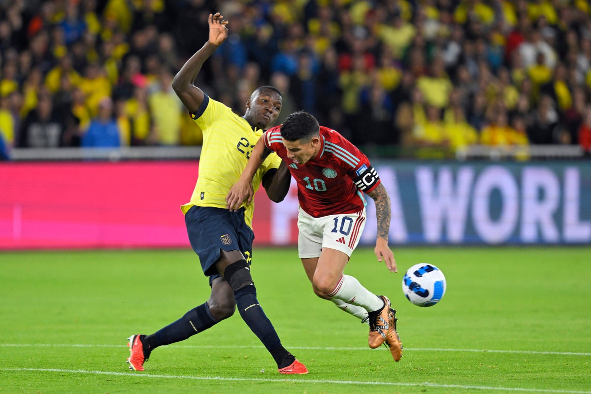 Colombia ante Ecuador