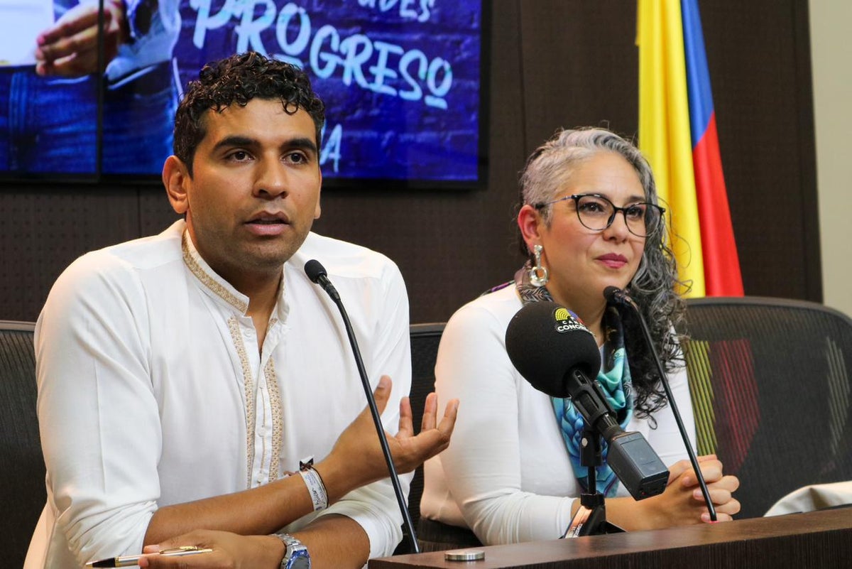 David Racero y María José Pizarro.