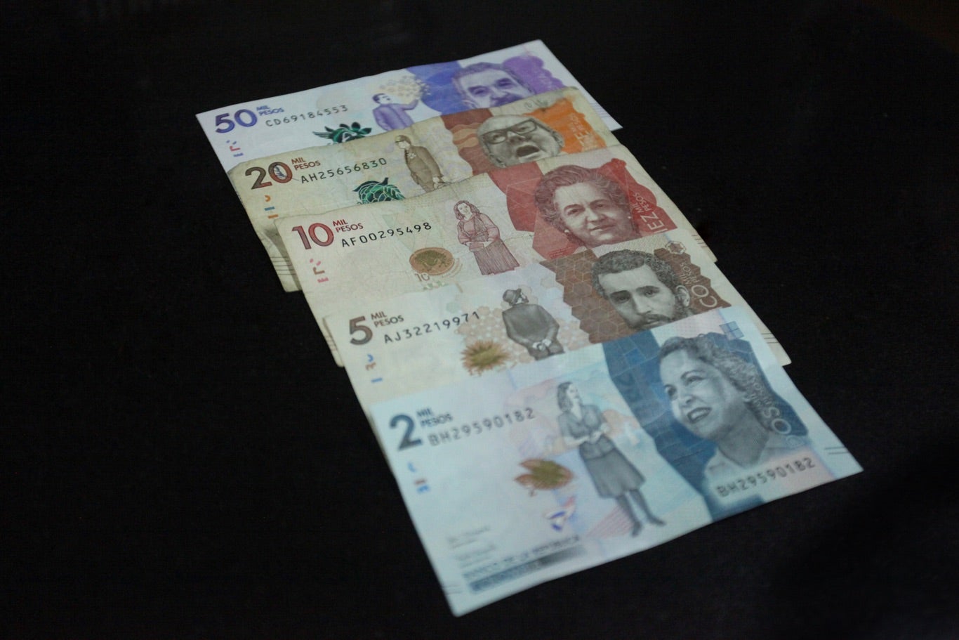 Billetes / Billetes Colombianos / Pesos colombianos / Dinero / Plata / Peso Colombiano / Pesos