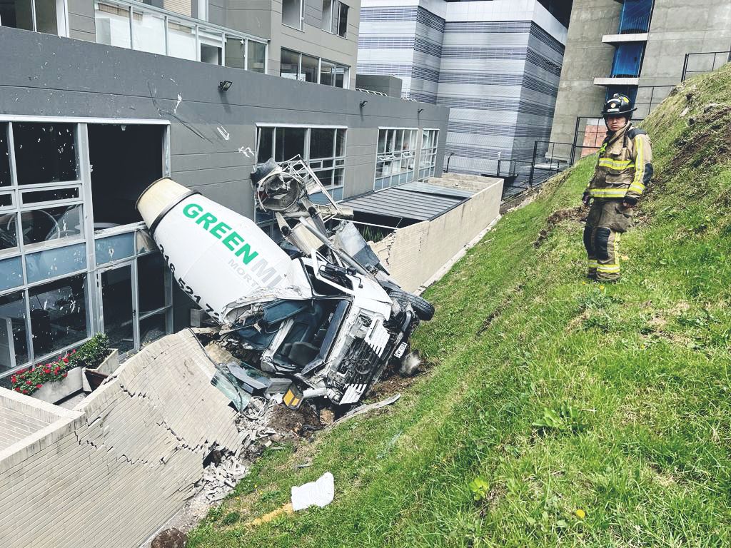 Accidente en el norte de Bogotá