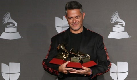 Alejandro Sanz durante los Latin GRAMMY Awards 2019
