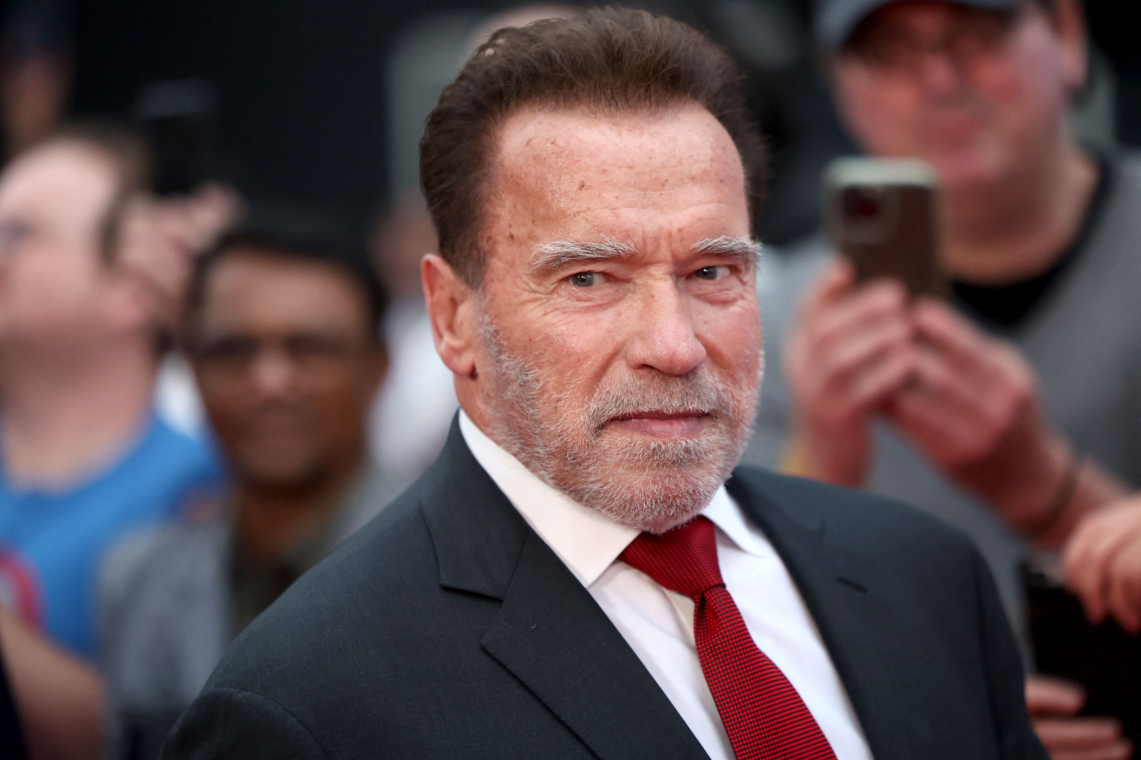 Arnold Schwarzenegger durante la premier de "FUBAR" en Los Angeles, en 2022