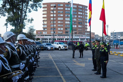 Refuerzo de policías en Bogotá