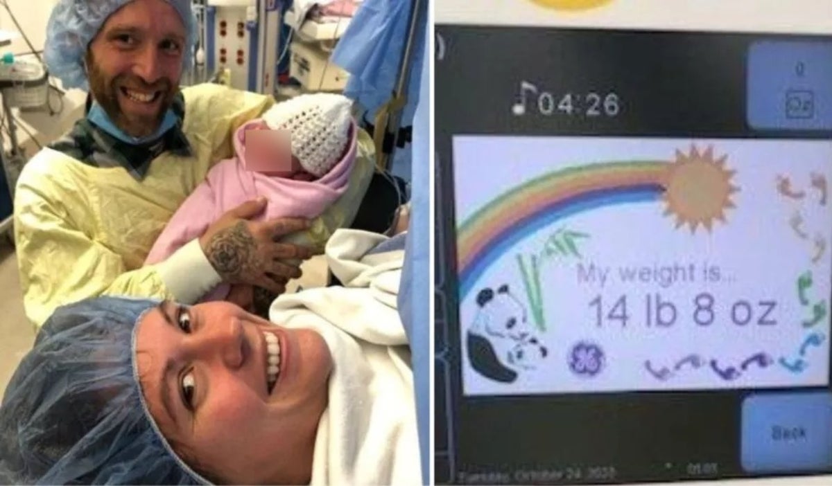 Rompió récord: Mujer dio a luz a bebé de más de 6 kilos; es su quinto hijo
