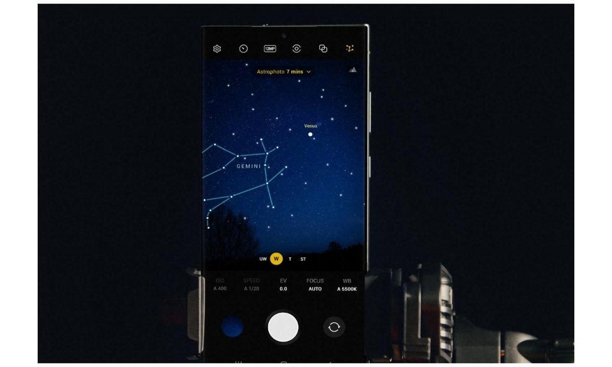 foto a las estrellas - luna