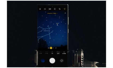 foto a las estrellas - luna