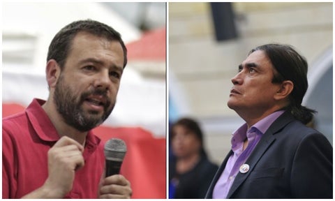 Carlos Galán y Gustavo Bolívar