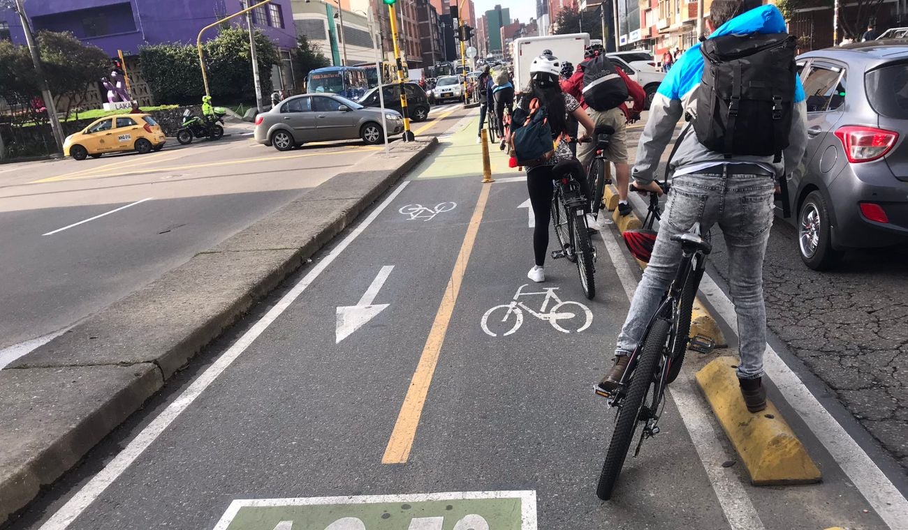 Bicicarril de la Séptima en Bogotá