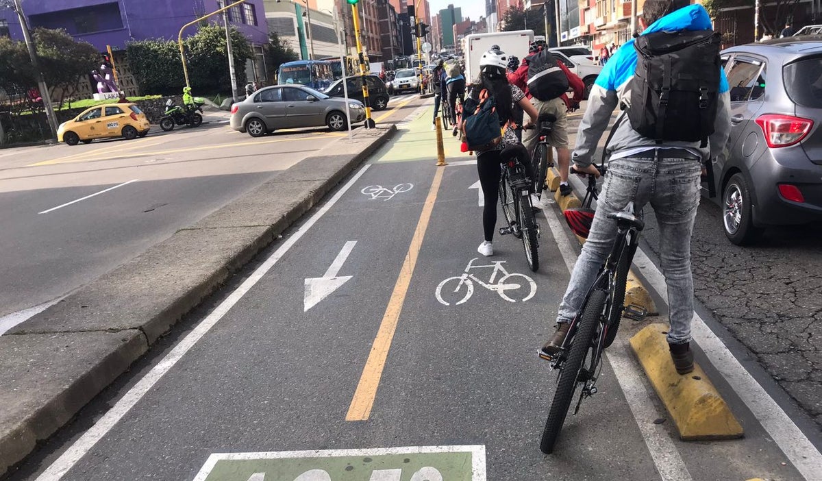 Bicicarril de la Séptima en Bogotá