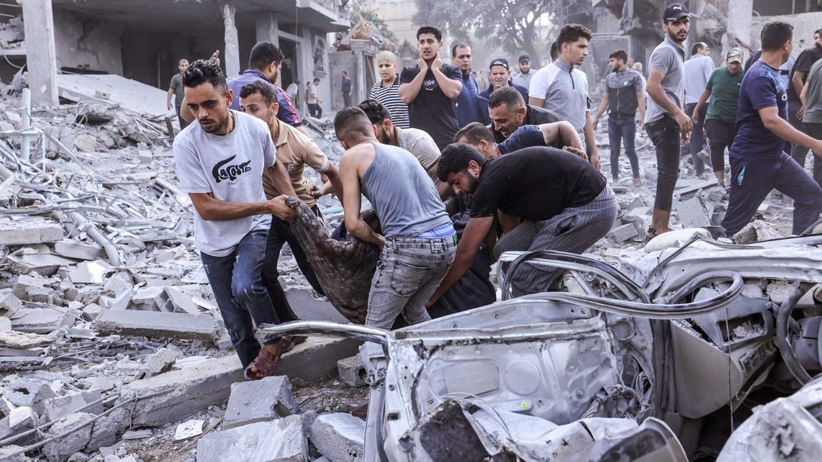Bombardeo en hospital de Gaza
