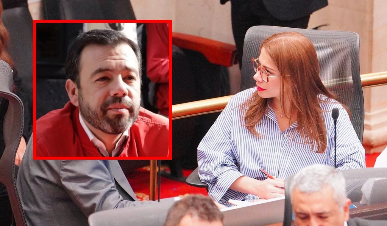 Catherine Juvinao y Carlos Fernando Galán