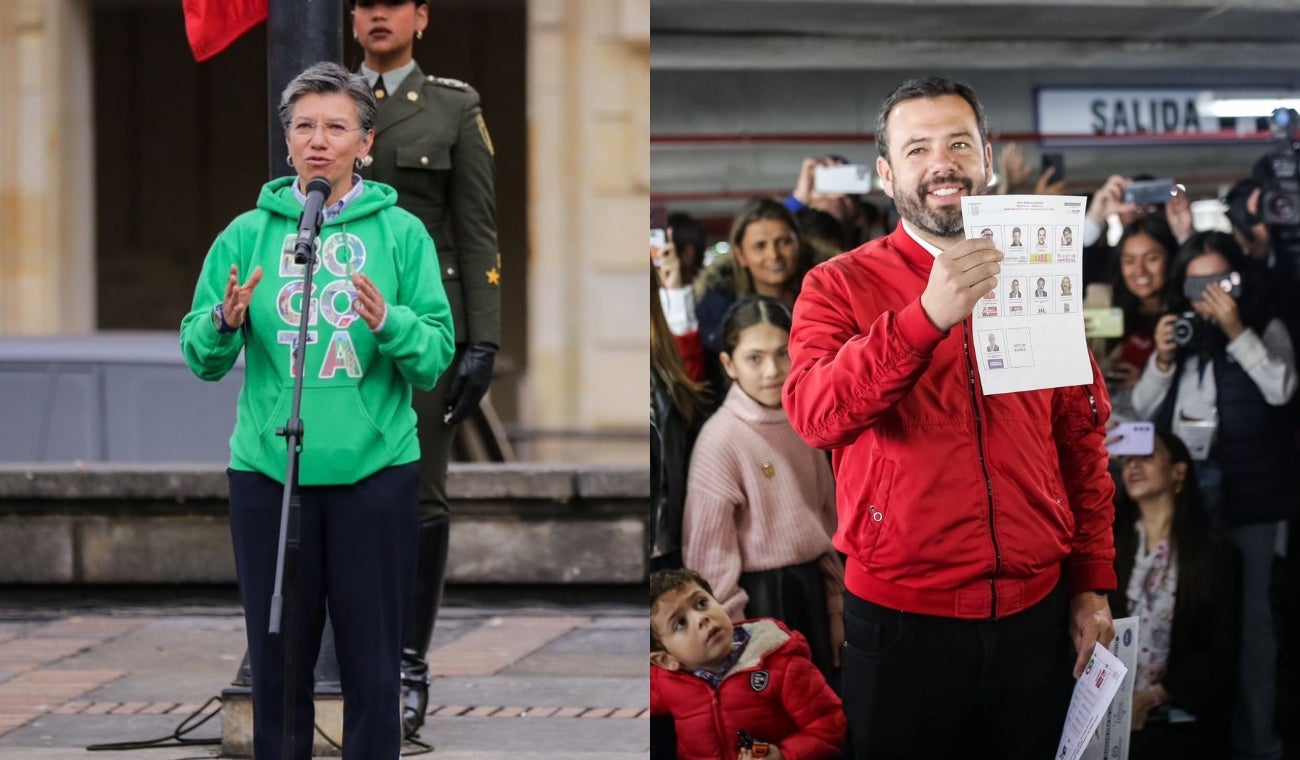 Claudia López y Carlos Fernando Galán